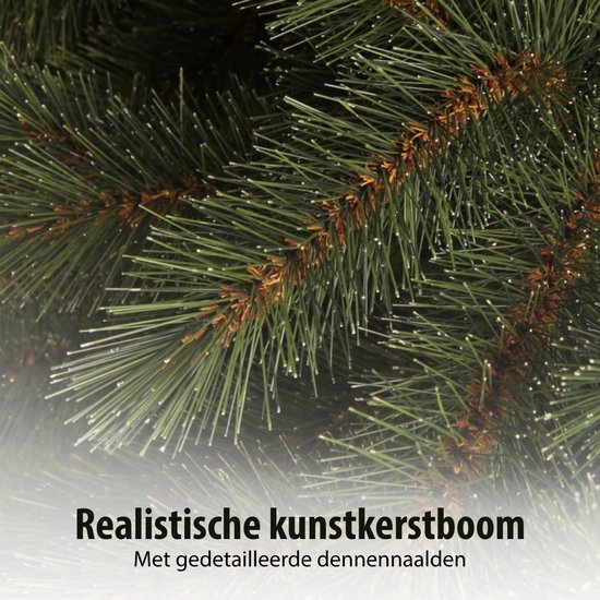 Triumph Tree Bristlecone Kunstweihnachtsbaum – Kunstbaum mit natürlicher Optik – Weihnachtsdekoration für den Innenbereich – PVC-Hardneedle-Ausführung – H 260 x Ø 163 cm – Grün