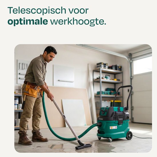VONROC Teleskop-Saugrohr – für den VONROC Nass-/Trocken-Baustaubsauger VC513AC