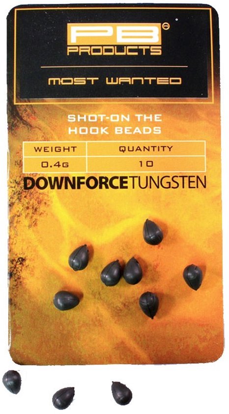 PB Products - Downforce Tungsten - Schuss auf den Haken Perlen - 0,2 Gramm