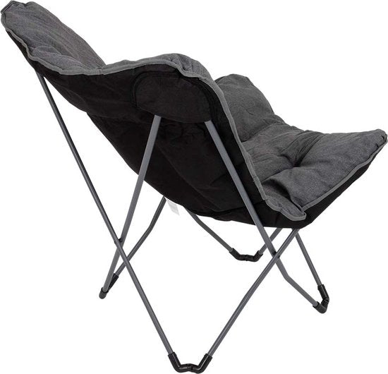 Bo-Camp – Urban Outdoor – Schmetterlingsstuhl – Redbridge – L – Oxford-Polyester – Grau