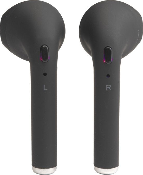 Denver TWE-46 - Ohrhörer - Drahtlos - Drahtlose Ohrhörer - Bluetooth - mit Ladeetui - Freisprecheinrichtung - Sport - Headset - In-Ear - Bluetooth 5.0 - Schwarz