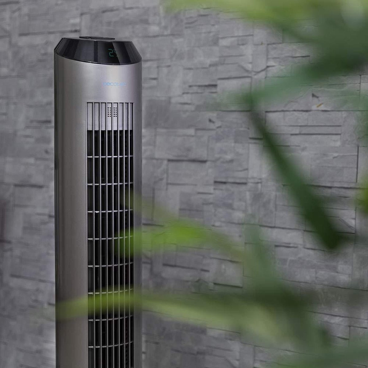 Cecotec Turmventilator 8190 - EnergySilence - Skyline Ionic - 96 cm hoch - Schwarz