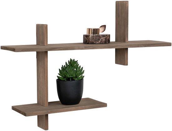 Haus Nordic Ovada Regal - Kiefer Planke, 54x15x58 cm