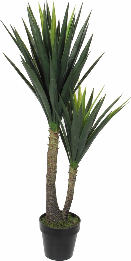 Mica Decorations Yucca Künstliche Pflanze - H120 x Ø60 cm - Grün