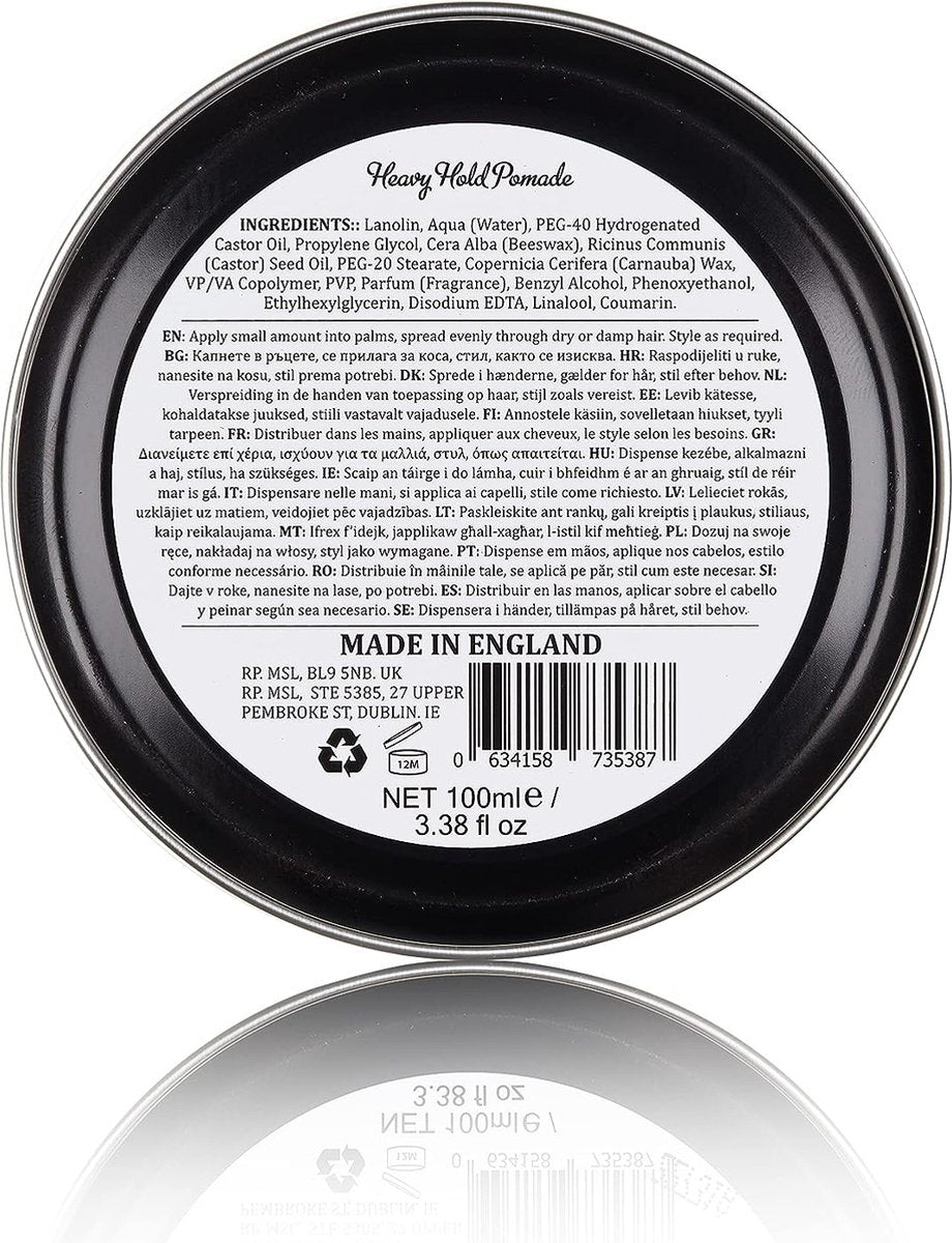 Dapper Dan - Pomade mit starkem Halt - 100 ml.