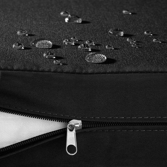 tectake - Outdoor-Geflechtsitzgruppe, Möbel für 2 Personen, 3-teilig. Bistro-Set, Balkonmöbel, Gartenmöbel-Set mit 2x Stühlen + Tisch, kleine Lounge wetterfest für Garten, Balkon oder Terrasse - naturfarben - Poly-Rattan