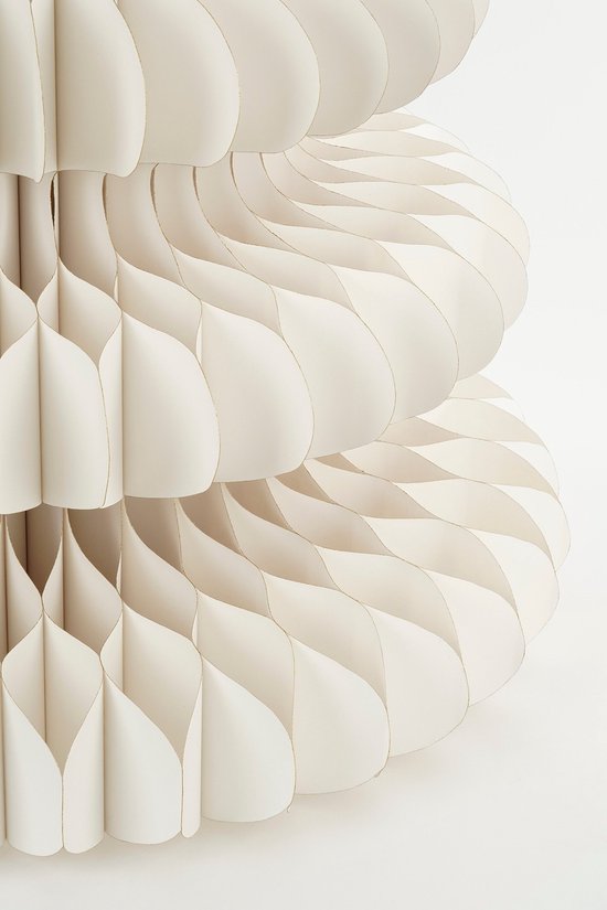 House of Seasons Dekoration Weihnachtsbaum - H152 x Ø104 cm - Papier - FSC Mix - Weiß