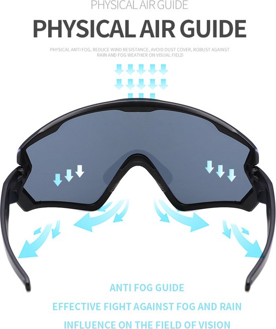 GarpexÂ® Radsportbrille - Sportbrille - Polaroid Sonnenbrille - Sonnenbrille - Rennrad - Mountainbike - Motorrad - Weißer Rahmen, rote Gläser