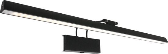 Steinhauer Litho Wandleuchte - LED - (H) 9,4cm - Metall - Schwarz