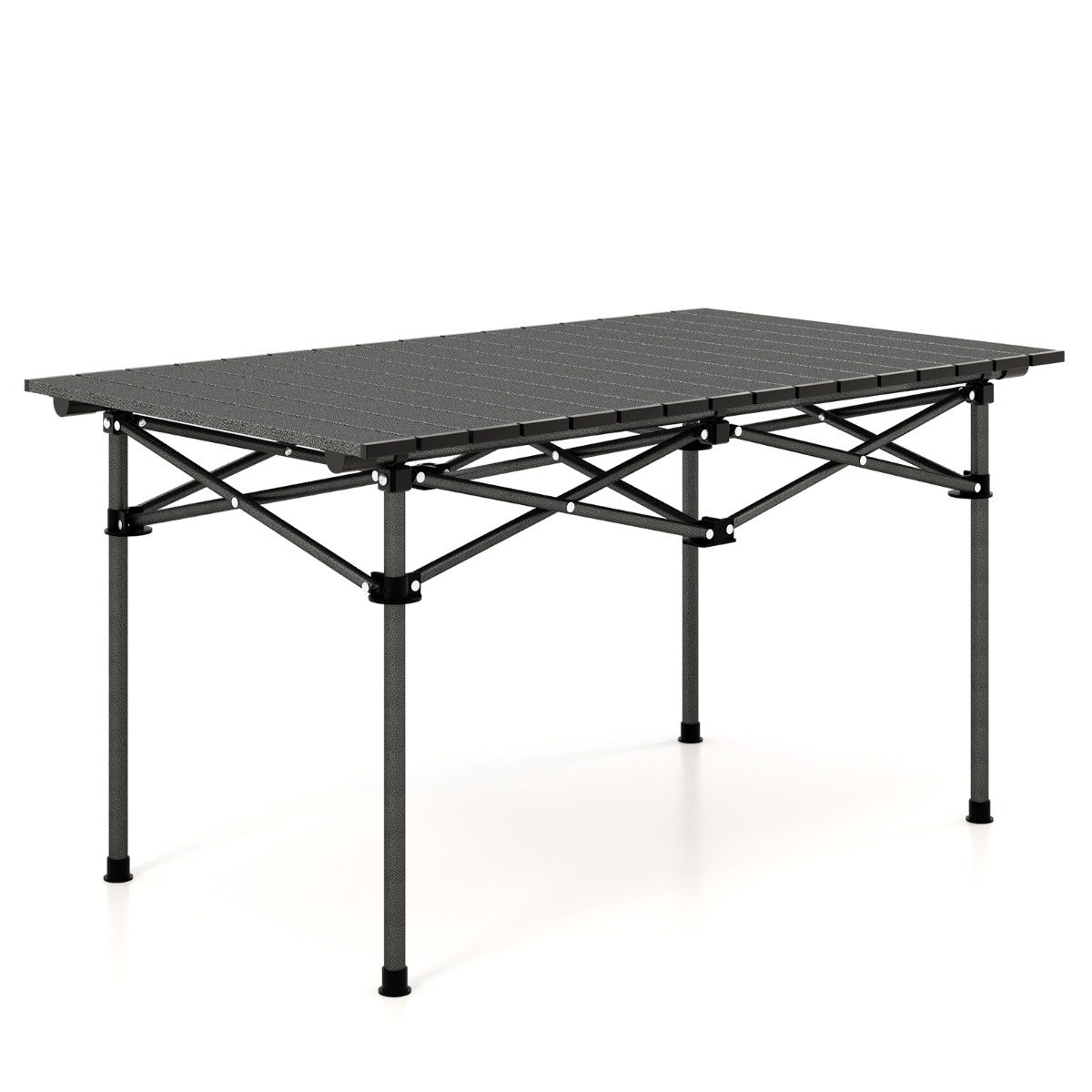 Coast Campingtisch Aluminium mit Tragetasche - 95 x 55 x 50 cm - Max. 60 kg - Schwarz