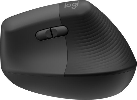 Logitech Lift – Vertikale ergonomische Maus – Für Rechtshänder – Dunkelgrau
