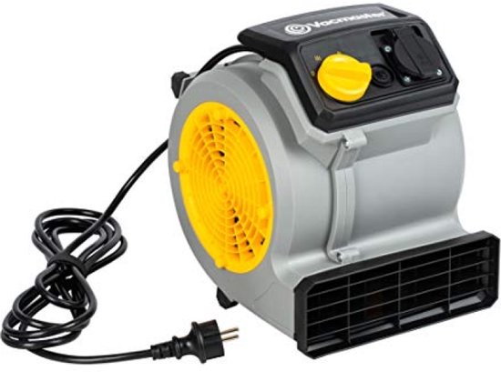 Air Mover-Ventilator, 124 Watt, mit 3 Geschwindigkeitsstufen – Teppichtrockner, Tischventilator, leise Kühlung und Belüftung