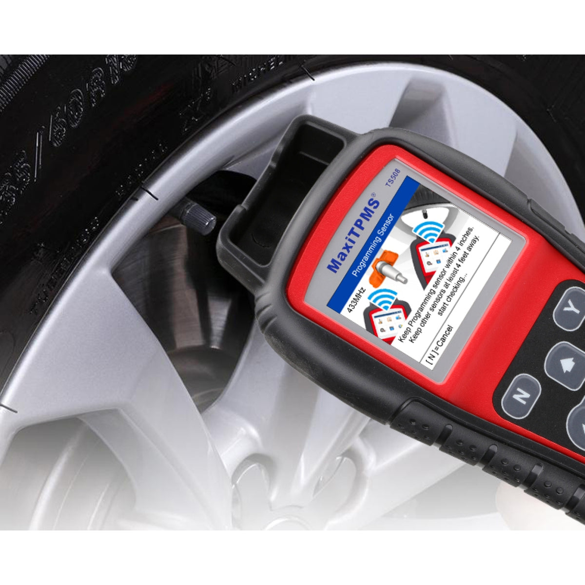 Autel MaxiTPMS TS508WF TPMS-Diagnosegerät – WLAN – ca. 215 × 105 × 37 mm
