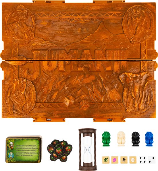 Spin Master Games „Jumanji Deluxe“, eine fesselnde elektronische Version des klassischen Abenteuer-Brettspiels, jetzt mit Licht und Sound