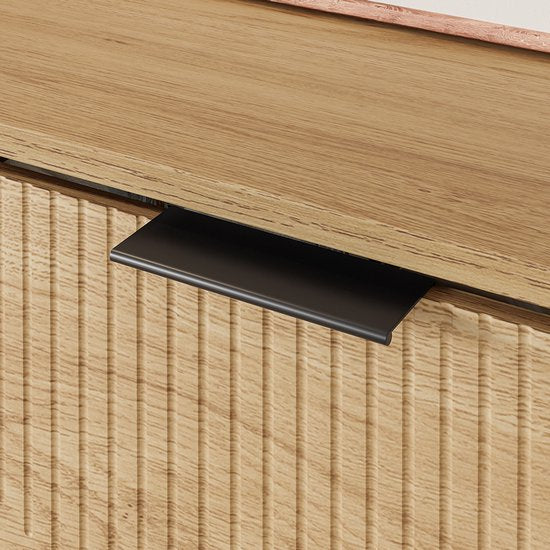 SoBuy Schuhschrank – Schuhschrank – 4 Klappen – 8 Fächer – Modernes Design – 83 x 24 x 100 cm | FSR214-N