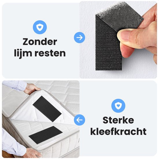 Luft Velcro Sewable - 10 Stück - 5x10cm - Klettverschluss - Klettband - Band
