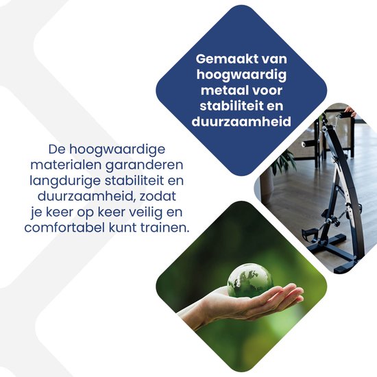 Nexxt Dual Bike Chair - Für Arme und Beine - Für Training und Rehabilitation -  Mit einstellbarer Trainingsintensität - Schwarz