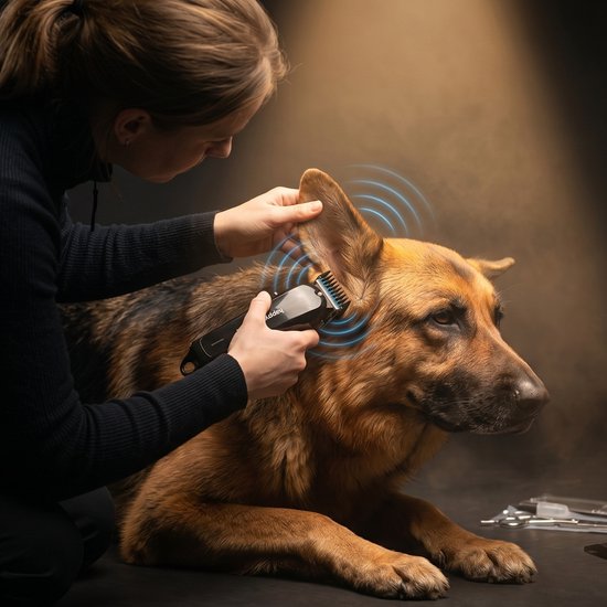 Hundeschermaschine für dickes Fell – Hundeschermaschine – Hundescher-Set – Schermaschine für Katzen und andere Tiere