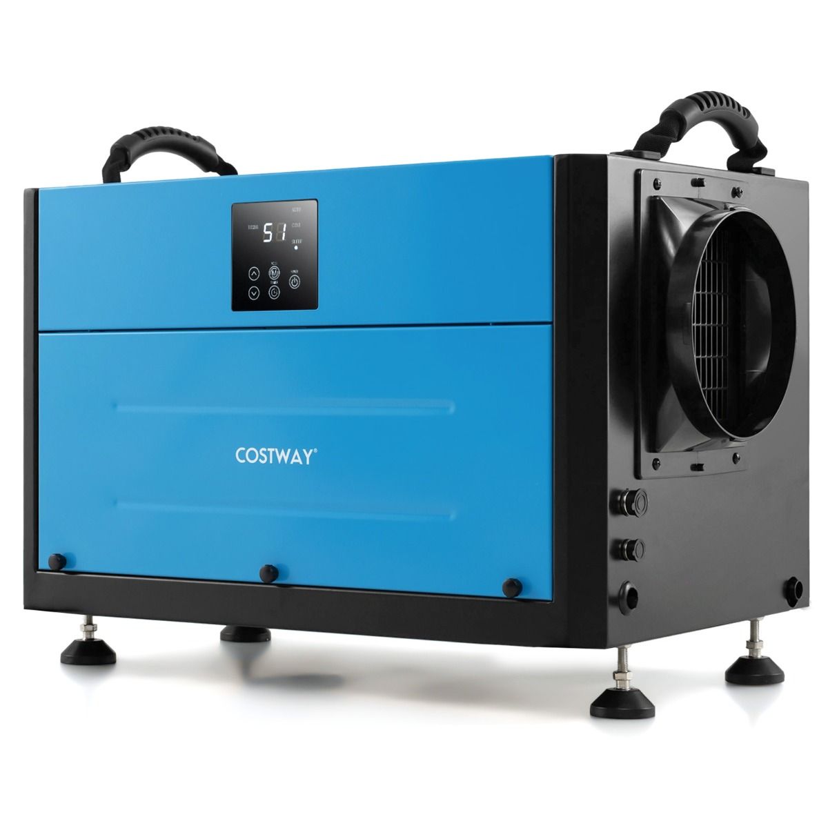 Coast Professioneller Luftentfeuchter – 73,5 l pro Tag – 3 Stufen – Blau/Weiß
