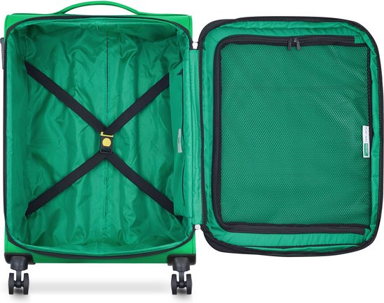 Delsey Paris x United Colors of Benetton Colour Block 4-Rad-Kofferset, 3-teilig