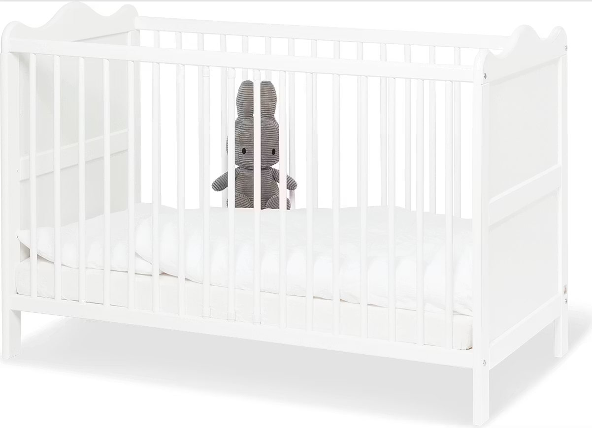 Pinolino Florentina Kinderbett – Mitwachsend – 60 x 120 cm – 3-fach höhenverstellbar