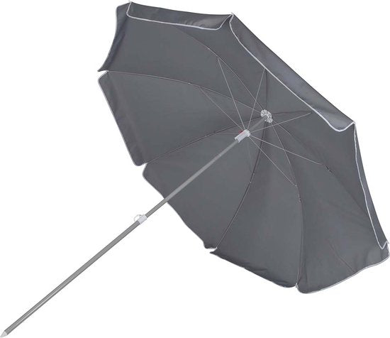 Bo-Camp – Sonnenschirm – Mit Schwenkarm – Ø 165 cm – Grau