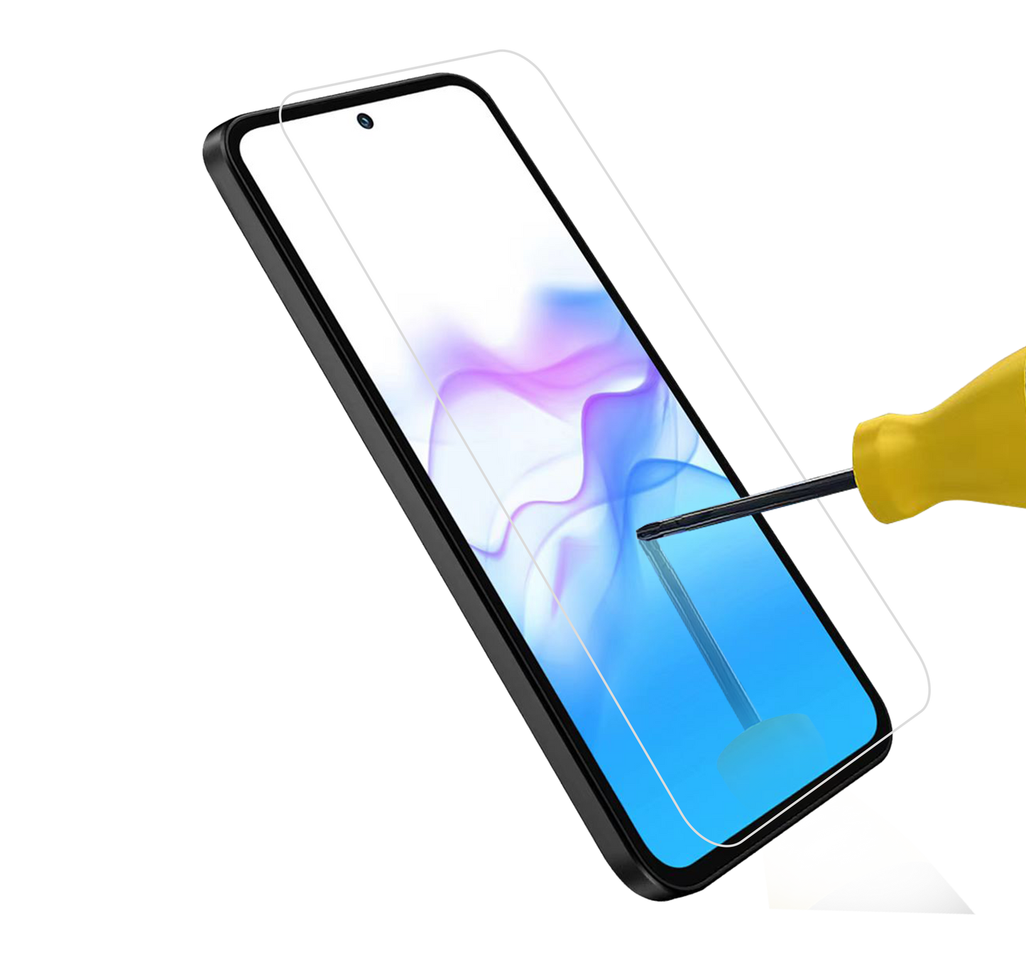 BeHello Displayschutzfolie Oppo Reno13 F / FS - High Impact - gehärtetes Glas