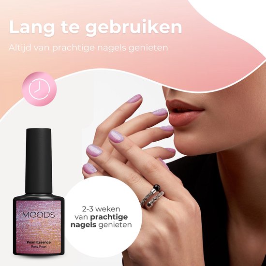 Moods Gellac 6-teiliges Set - Gel-Nagellack Starter Pack - Gel-Nagellack - 8ML - Pearl Essence - Gellac - Nägel - Chic Colours