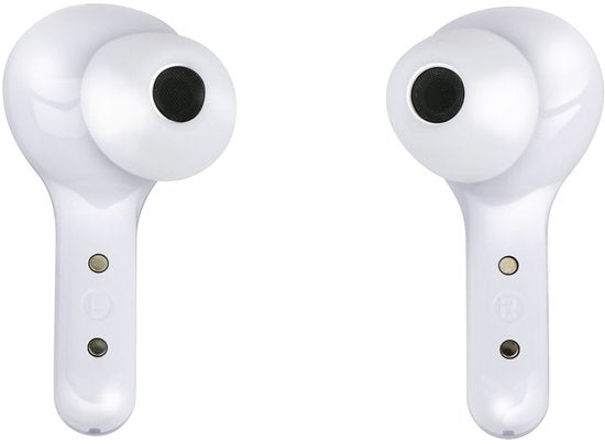 Grundig Earbuds TWS Transp. White – Kabellose In-Ear-Kopfhörer mit Bluetooth 5.4 – Hi-Res-Audio – Smartcase mit digitaler Akkustandsanzeige – Verschiedene Ohrstöpsel – Transparent/Weiß