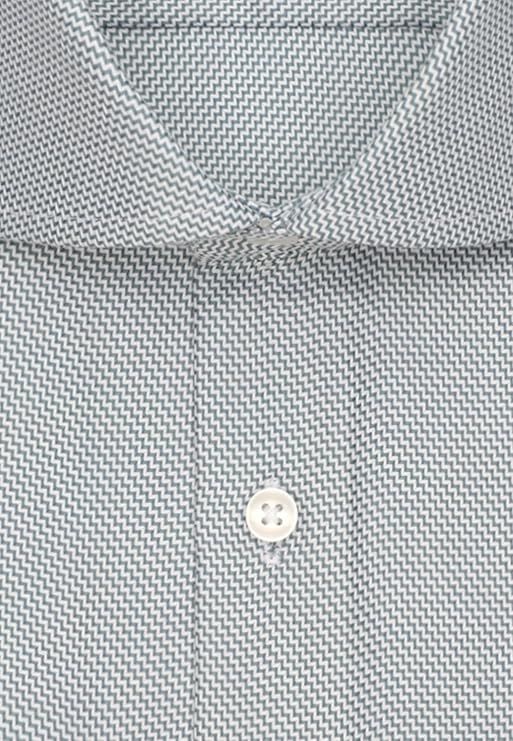 seidensticker Extra Slim Fit Langarm Business Hemd Herren Hemd - Größe XL - Grün
