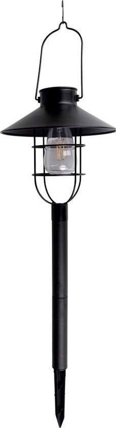 Grundig Solar Gartenleuchte - 21,8 x 21,8 x 64 CM - Gartenleuchte - LED-Beleuchtung - Aufladen mit Solarenergie