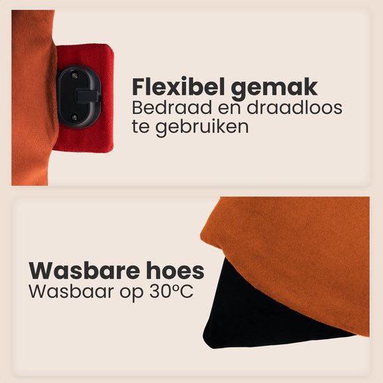 Auronic Infrarot-Wärmekissen Classic 45x60 cm - Sunset Orange