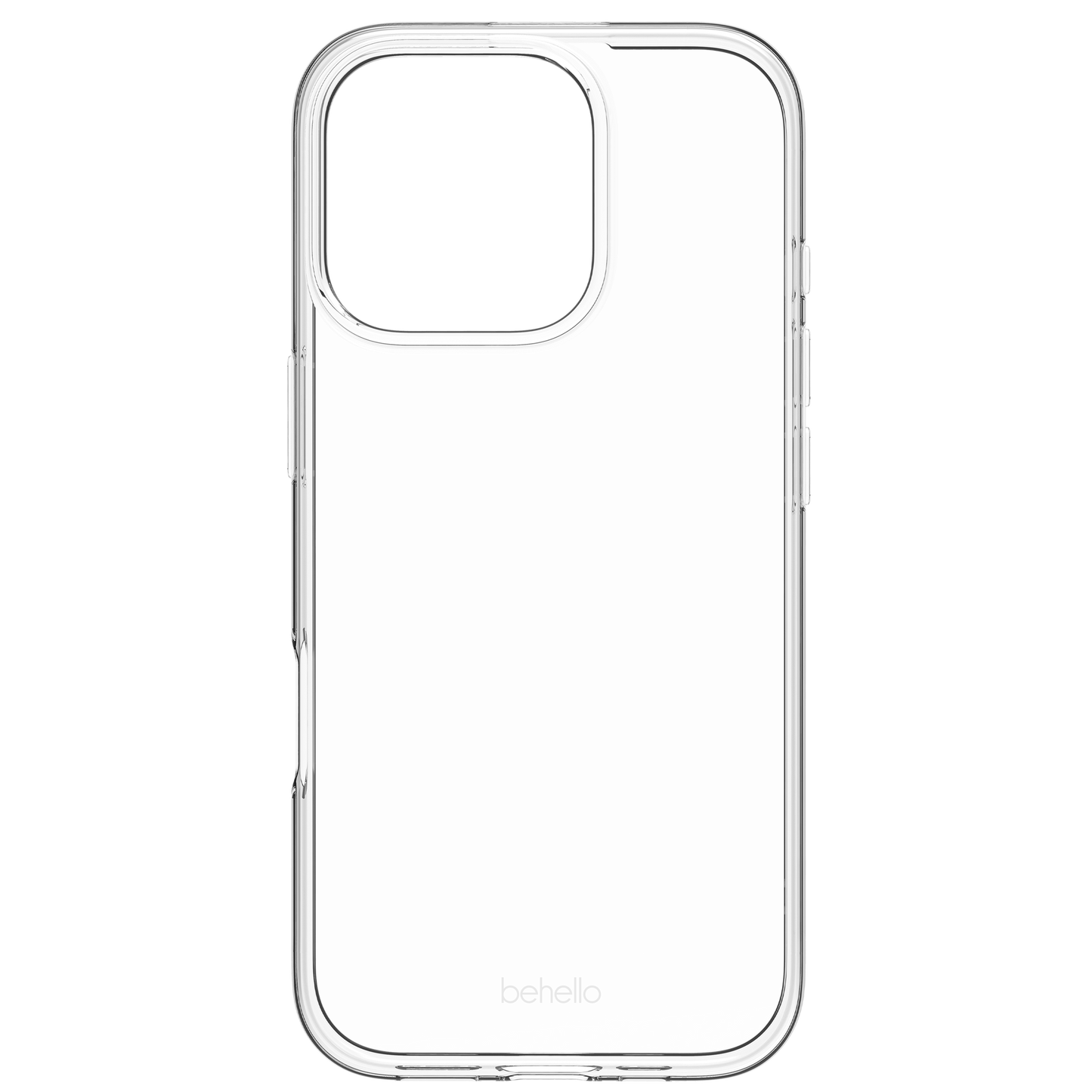 BeHello Handyhülle iPhone 16 Pro Max Dünne Gel-Hülle - Transparent