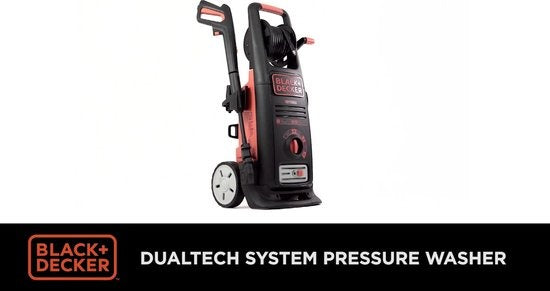 BLACK+DECKER Hochdruckreiniger BXPW2500DTS - 150 bar - 2500 Watt - Max Durchfluss 810 l/h