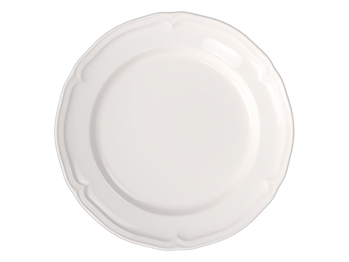Villeroy Boch Manoir Essteller – Ø 26 cm – 6er-Set – Weiß