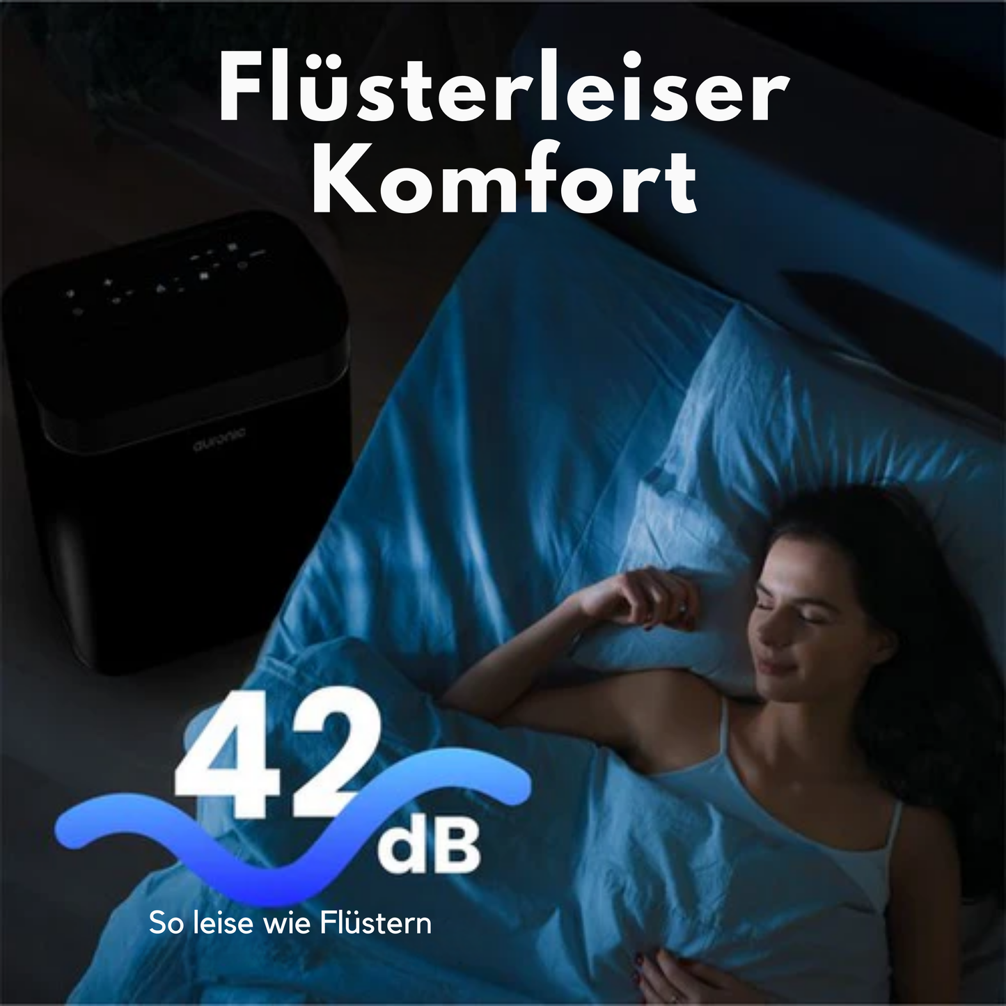 Auronic Luftentfeuchter und Luftreiniger - Better Plus Serie - Entfeuchtet 20L pro Tag - 5L Wassertank - Schlafzimmer, Badezimmer, Wohnzimmer und Büro - Feuchtigkeitsfresser für den Haushalt - Schwarz