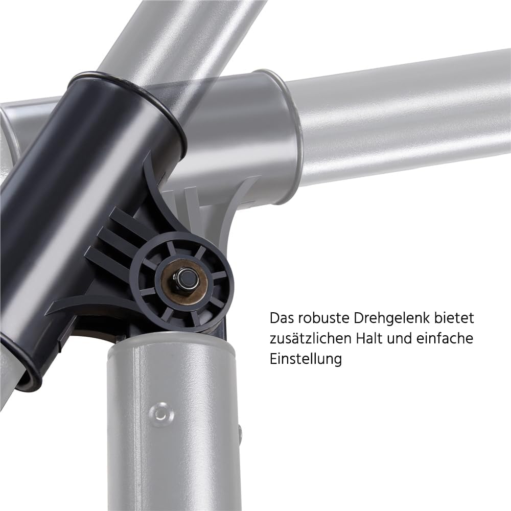 Yaheetech Schwebeschirm 300 cm – achteckig – Polyester – mit Pendel und Kreuzfuß