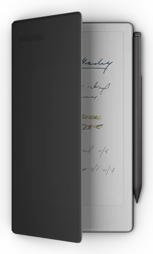 reMarkable Book Folio Premium Leather Black für Paper Pro Move 7,3"