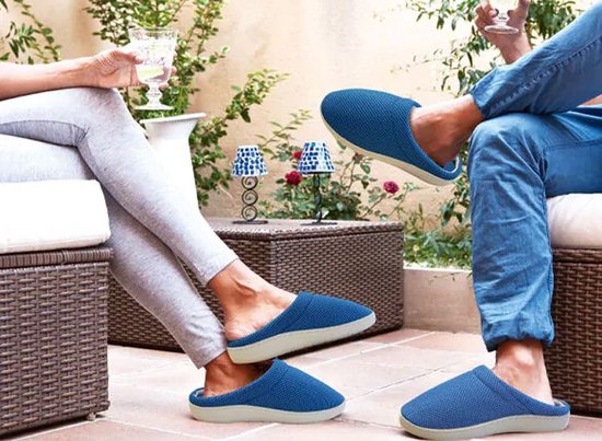Stepluxe Gel Hausschuhe - Größe 41/42 - Blau