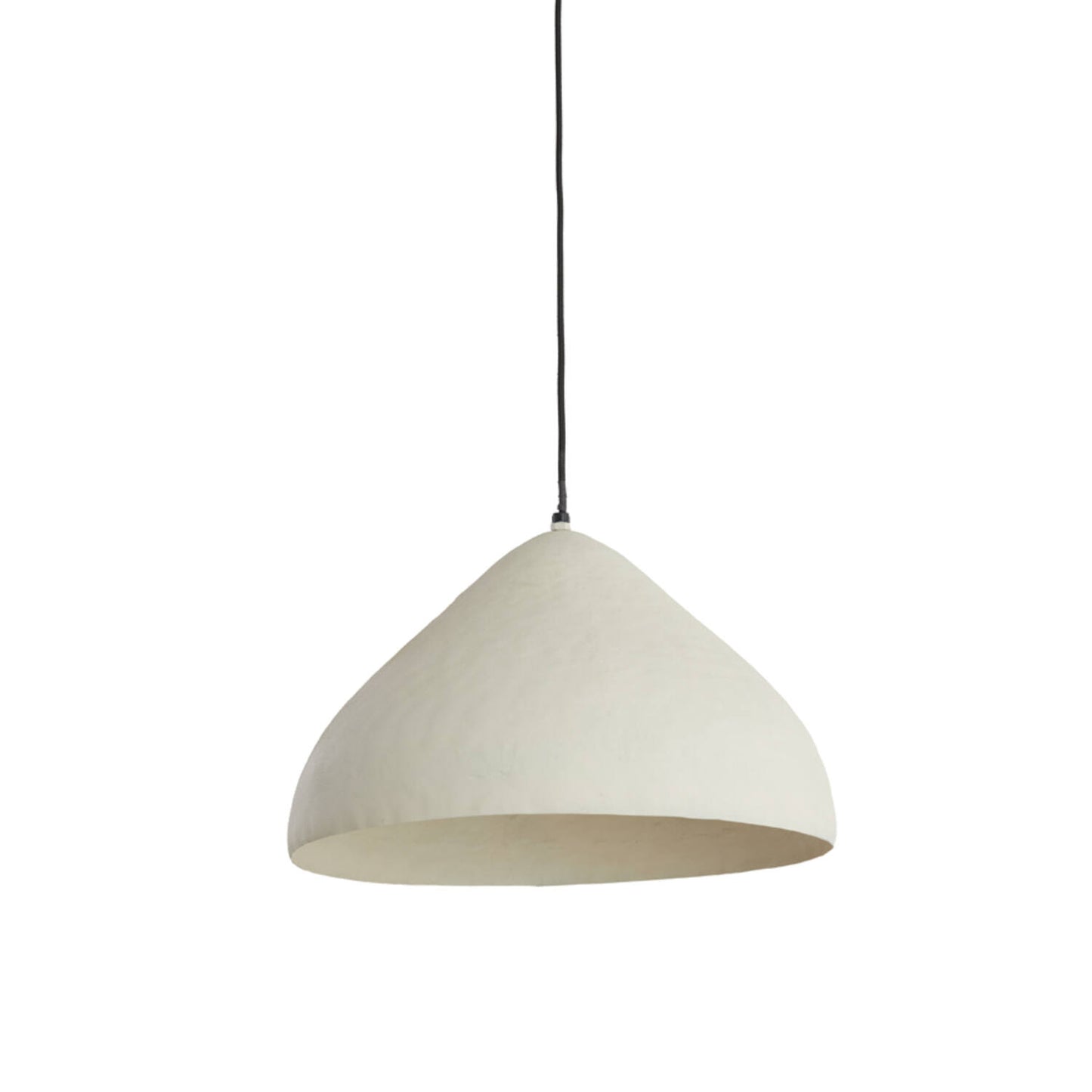 ELIMO  Hängeleuchte – Ø 40 × 25 cm – matt cremefarben