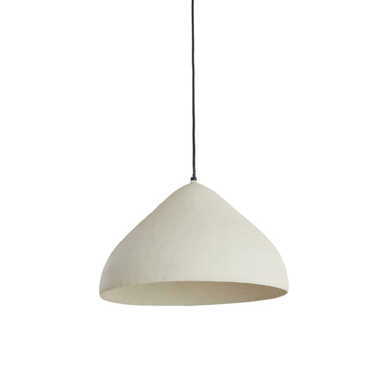 ELIMO  Hängeleuchte – Ø 40 × 25 cm – matt cremefarben