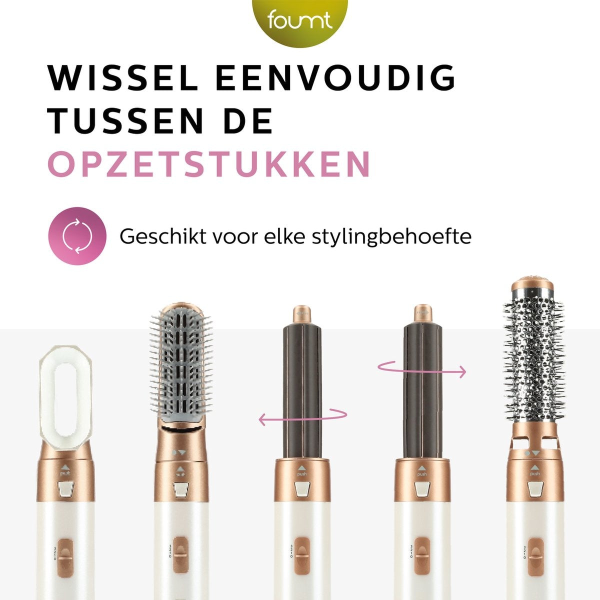 Fineza 5-in-1 Multistyler - Airwrap - Weiß