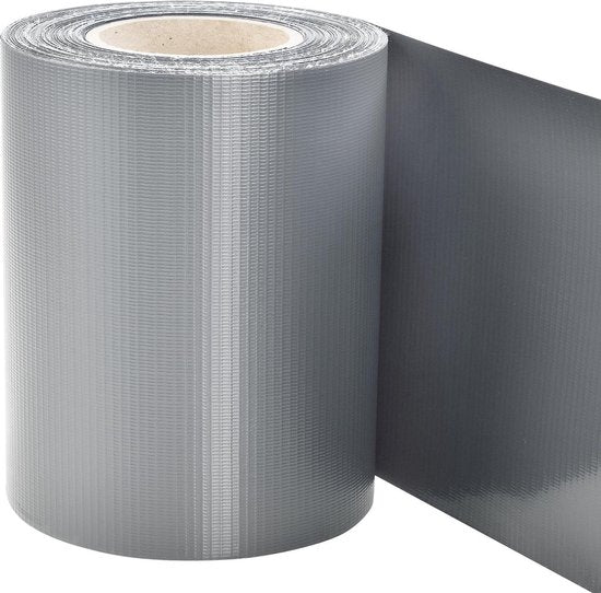 PVC-Sichtschutzstreifen - 4 Stück - Hellgrau