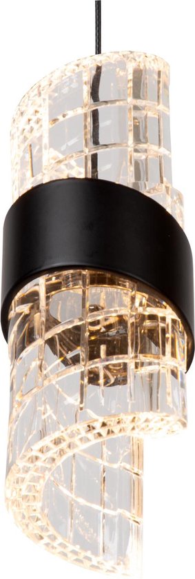 Lucide KLIGANDE – Hängeleuchte – Ø 30 cm – dimmbare LED – 5 × 8 W, 2700 K – Schwarz