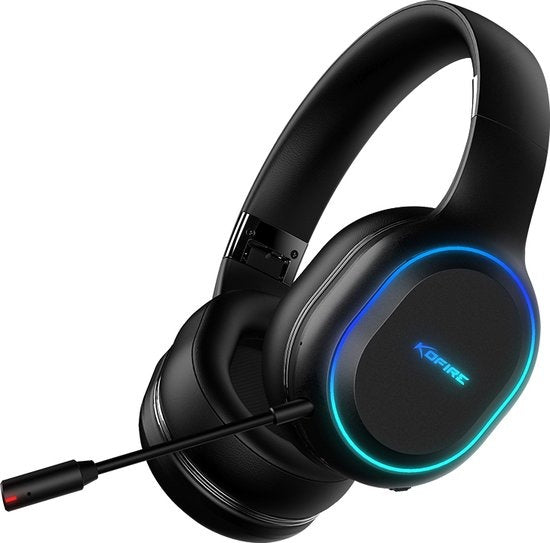 Kofire BG-05 Wireless Gaming Headset - Over-Ear Bluetooth Kopfhörer - mit Mikrofon - Schwarz