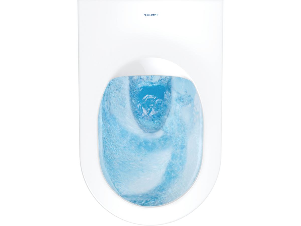 Duravit Rimless Design-Toilette – SoftClose-Sitz – Wand-WC-Set