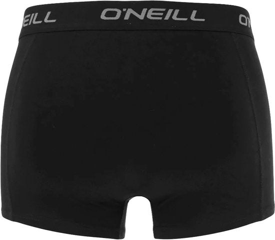 O'Neill Herren Boxershorts Trunks 900003 Solid Grau/Schwarz 3er-Pack - Größe S