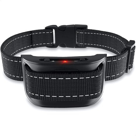 Strex Anti-Bellband für Hunde - Vibration und Audio - Wasserdicht - Schwarz