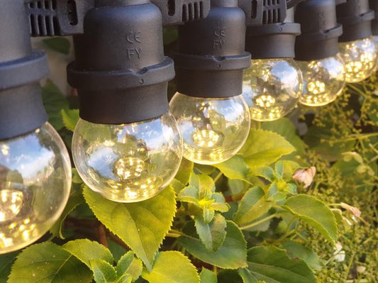 HappyLights Lichterkette Outdoor [Outdoor] Klar - 20 LEDs - 10m