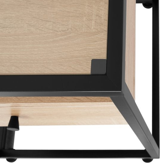 tectake - Nachttisch Preston - Nachttisch 43x45x54,5cm - Industrie hellbraun - 404681